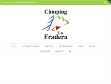 Tablet Screenshot of campinglafradera.com